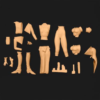 魔法阵都市 香津美·立吉尔 软胶套件复刻版