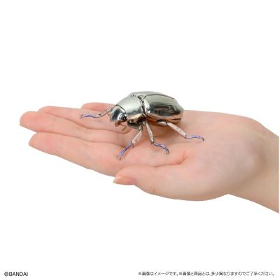 高级生物大图鉴 白金蜣螂 与 彩虹锹甲 展示架套装
