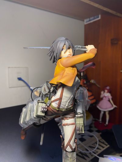 Hdge technical statue No.5 进击的巨人 三笠 训练兵团