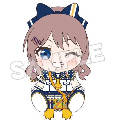 BanG Dream! 少女乐团派对 毛绒玩偶 Poppin'Party 户山香澄/花园多惠/牛込里美/山吹沙绫/市谷有咲