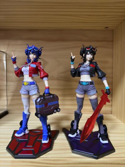 美少女雕像 变形金刚美少女  黑暗擎天柱 限定版