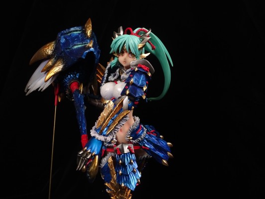 怪物猎人 雷狼龙 女猎人