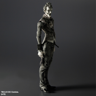 PLAY ARTS改 蝙蝠侠：阿卡姆疯人院 小丑（黑白配色）