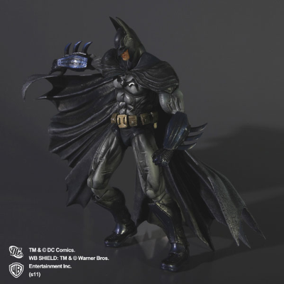 PLAY ARTS改 蝙蝠侠（蝙蝠侠：阿卡姆疯人院） 可动人偶