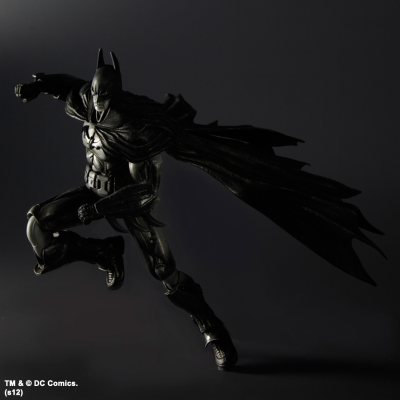 PLAY ARTS改 蝙蝠侠：阿卡姆疯人院 蝙蝠侠（黑白配色）