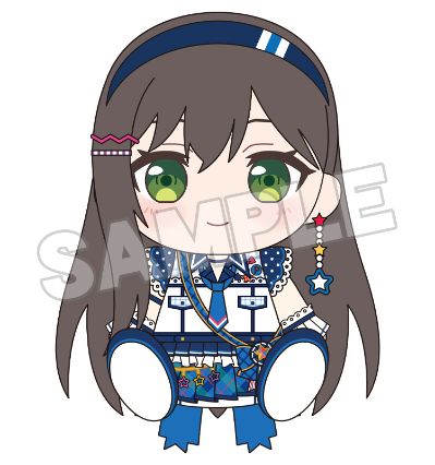 BanG Dream! 少女乐团派对 毛绒玩偶 Poppin'Party 户山香澄/花园多惠/牛込里美/山吹沙绫/市谷有咲