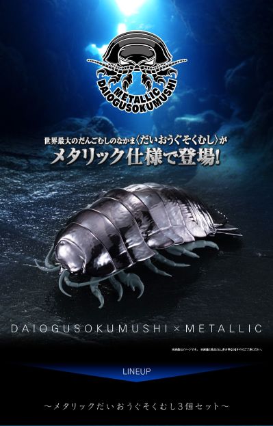 生物大图鉴 金属色 大王具足虫 3只套装