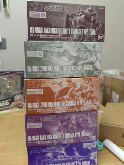 HG 1/144 地表高机动型扎古（桑霍专用）