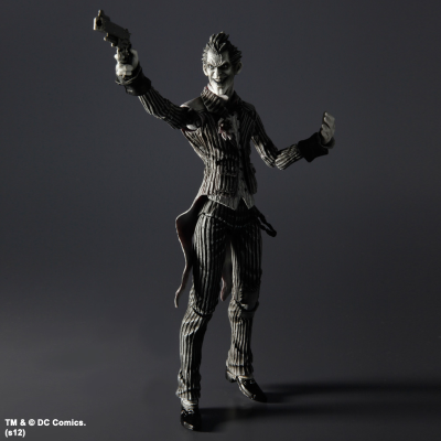 PLAY ARTS改 蝙蝠侠：阿卡姆疯人院 小丑（黑白配色）