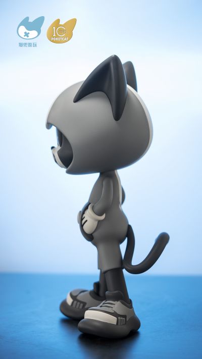 潮玩猫小兜 400% 经典灰白款