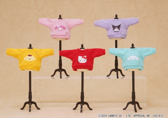 粘土娃 角色运动衫（凯蒂猫/大耳狗/布丁狗/美乐蒂/酷洛米）