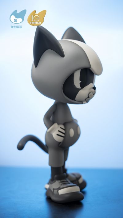 潮玩猫小兜 400% 经典灰白款