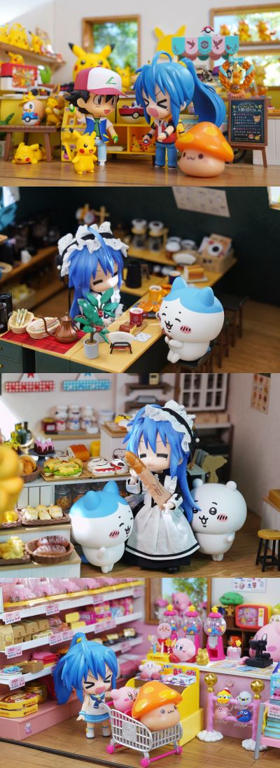 粘土人 #034 フェイト／ステイ骑士&幸运星 泉此方 Saber 角色扮演