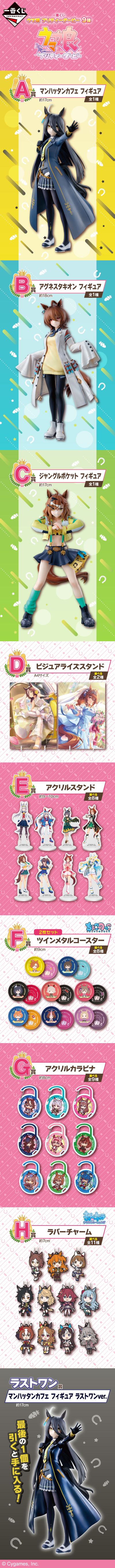 一番赏 赛马娘 第九弹 最终大奖 曼城茶座  最终大奖版