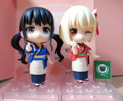 粘土人#2336 莉可丽丝 井上泷奈 莉可丽可咖啡店工服