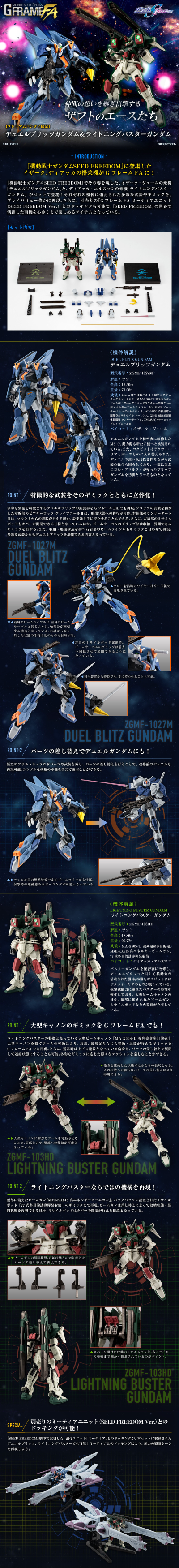 机动战士高达 G FRAME FA 决斗迅雷高达与闪电暴风高达