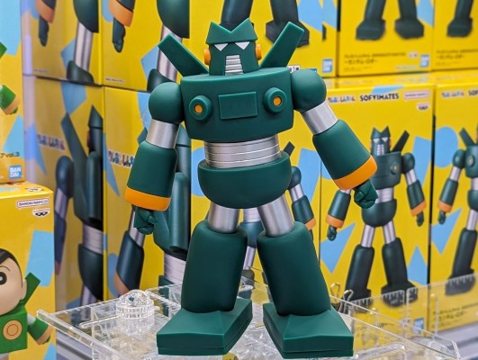 大号SOFVIMATES 蜡笔小新 钢弹勇士 钢达姆机器人