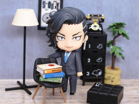 黏土人もあ 黒スーツ 