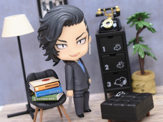 黏土人もあ 黒スーツ 