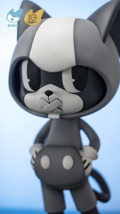 潮玩猫小兜 400% 经典灰白款