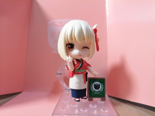 粘土人#2336 莉可丽丝 井上泷奈 莉可丽可咖啡店工服