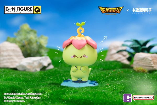 BN FIGURE Q系列 数码宝贝×长草颜团子 联名商品第一弹盲盒