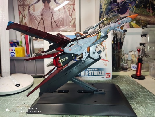 PG 机动战士高达SEED  FX-550+AQM/E-X01 Skygrasper + Aile Striker 空中霸王