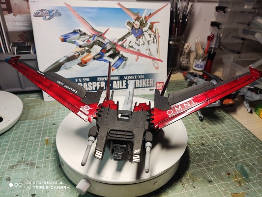 PG 机动战士高达SEED  FX-550+AQM/E-X01 Skygrasper + Aile Striker 空中霸王