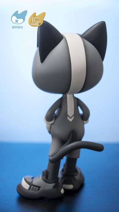 潮玩猫小兜 400% 经典灰白款