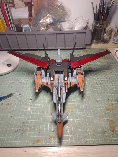 PG 机动战士高达SEED  FX-550+AQM/E-X01 Skygrasper + Aile Striker 空中霸王