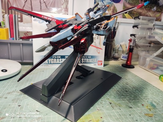 PG 机动战士高达SEED  FX-550+AQM/E-X01 Skygrasper + Aile Striker 空中霸王