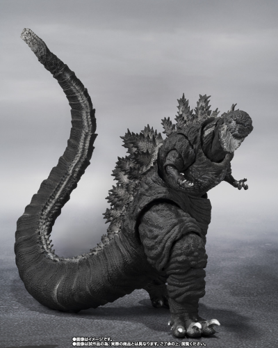 S.H.MonsterArts  哥斯拉（2016） 第四形态 新·哥斯拉：黑白版