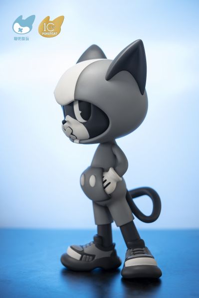 潮玩猫小兜 400% 经典灰白款