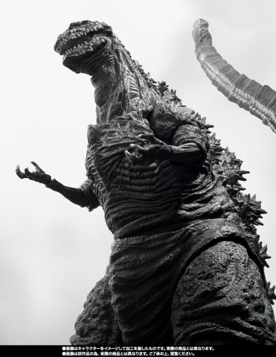 S.H.MonsterArts  哥斯拉（2016） 第四形态 新·哥斯拉：黑白版