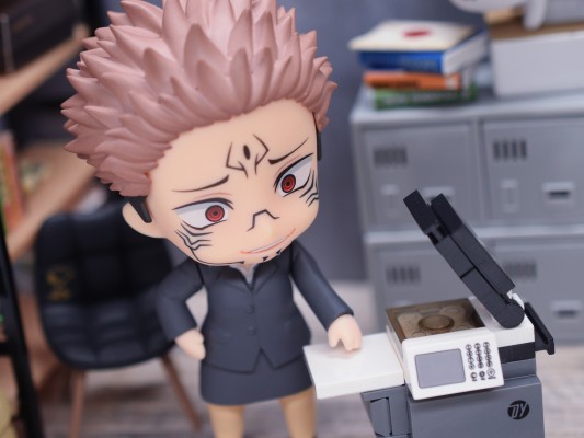 黏土人もあ 黒スーツ 