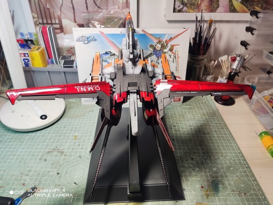 PG 机动战士高达SEED  FX-550+AQM/E-X01 Skygrasper + Aile Striker 空中霸王