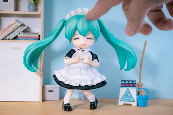 粘土娃 工作穿搭 短版女仆服（黑色/棕色）