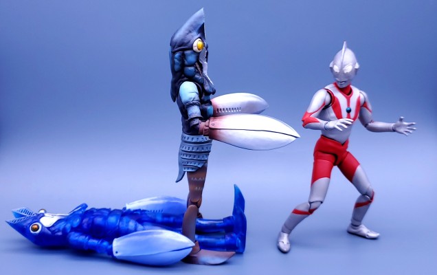 一番赏 S.H.Figuarts 奥特曼 D奖 巴尔坦星人 透明配色