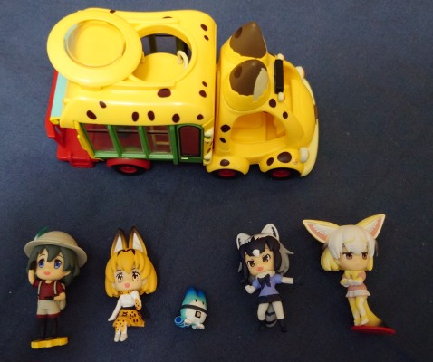 动物朋友 Japari公交车 薮猫&幸运兽&小包&耳廓狐&浣熊