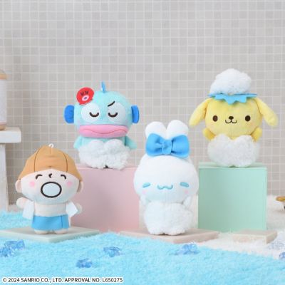 简单可爱 三丽鸥家族 挂件布偶 毛茸茸的洗浴时间