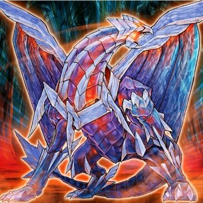 游戏王卡片游戏怪兽玩偶藏品  冰结界之龙 天枪龙