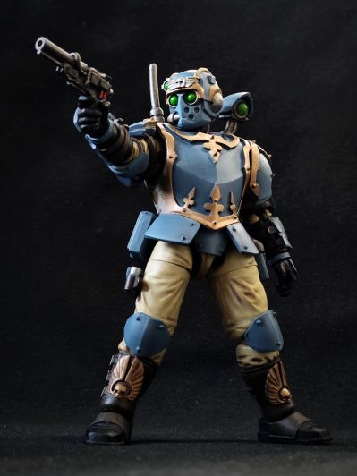 战锤40000 星界军 风暴忠嗣小队 第55卡比克雄鹰兵团 高能齐射枪射手