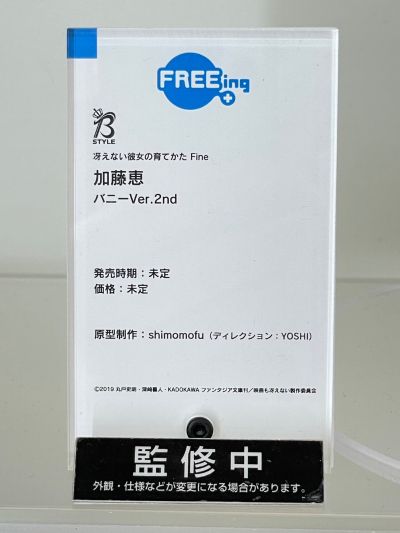 B-style 路人女主的养成方法 Fine 加藤恵 兔女郎版 第2版