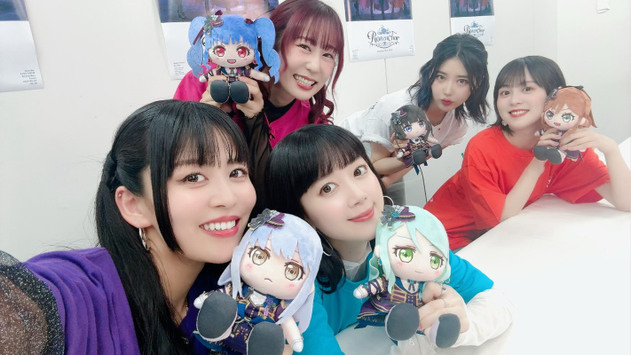BanG Dream! 少女乐团派对 毛绒玩偶 Roselia 凑友希那/冰川纱夜/今井莉莎/宇田川亚子/白金燐子