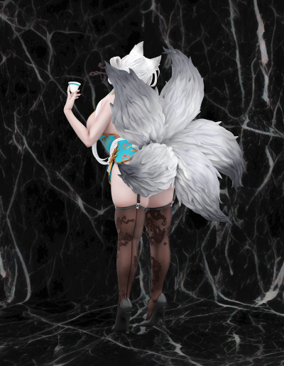 中华大厨娘—白狐 烟雨绿