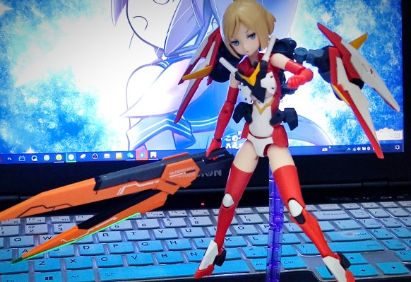 机甲少女 短剑 泳装 蓝色冲击配色