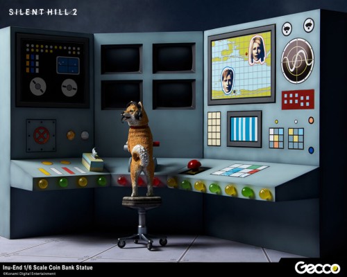 寂静岭2 柴犬 存钱罐雕像