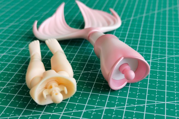 粘土娃 人鱼配件（樱花色/薰衣草色/绿萤石色）