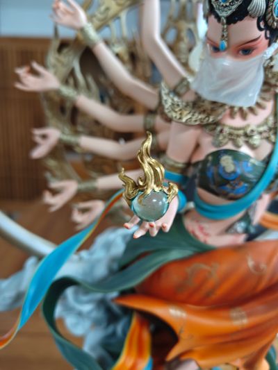 敦煌飞天系列 敦煌飞天 千手玄女 彩绘版