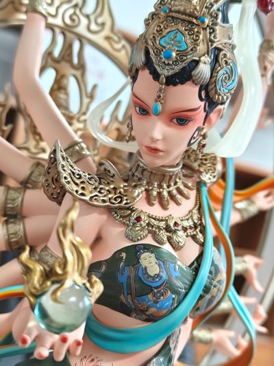 敦煌飞天系列 敦煌飞天 千手玄女 彩绘版